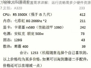 万智牌2014游戏配置需求详解：运行流畅需多少硬件资源？