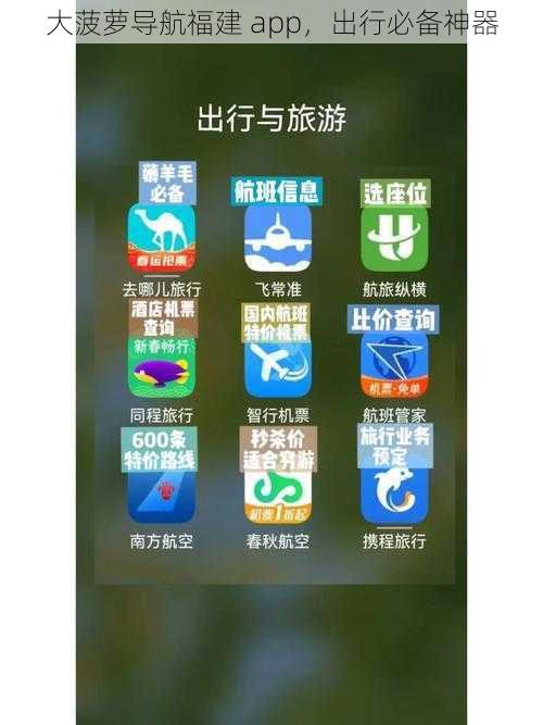 大菠萝导航福建 app，出行必备神器