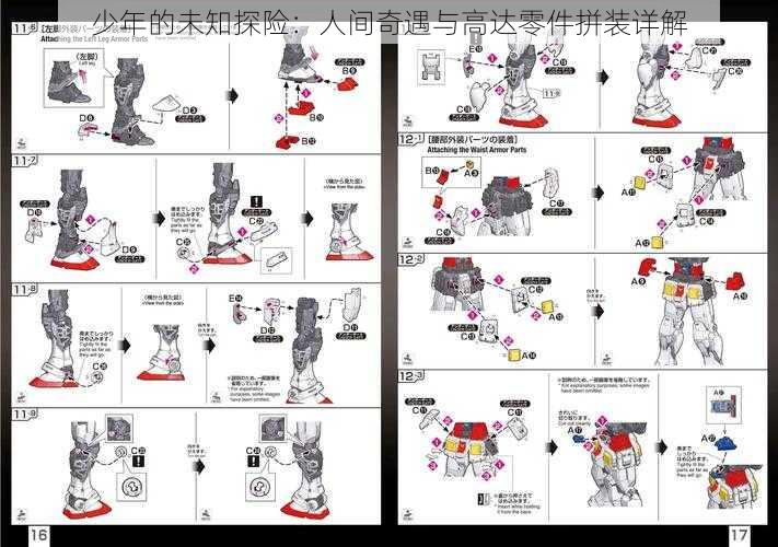 少年的未知探险：人间奇遇与高达零件拼装详解