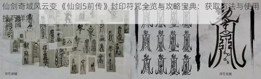 仙剑奇域风云变 《仙剑5前传》封印符咒全览与攻略宝典：获取方法与使用技巧详解