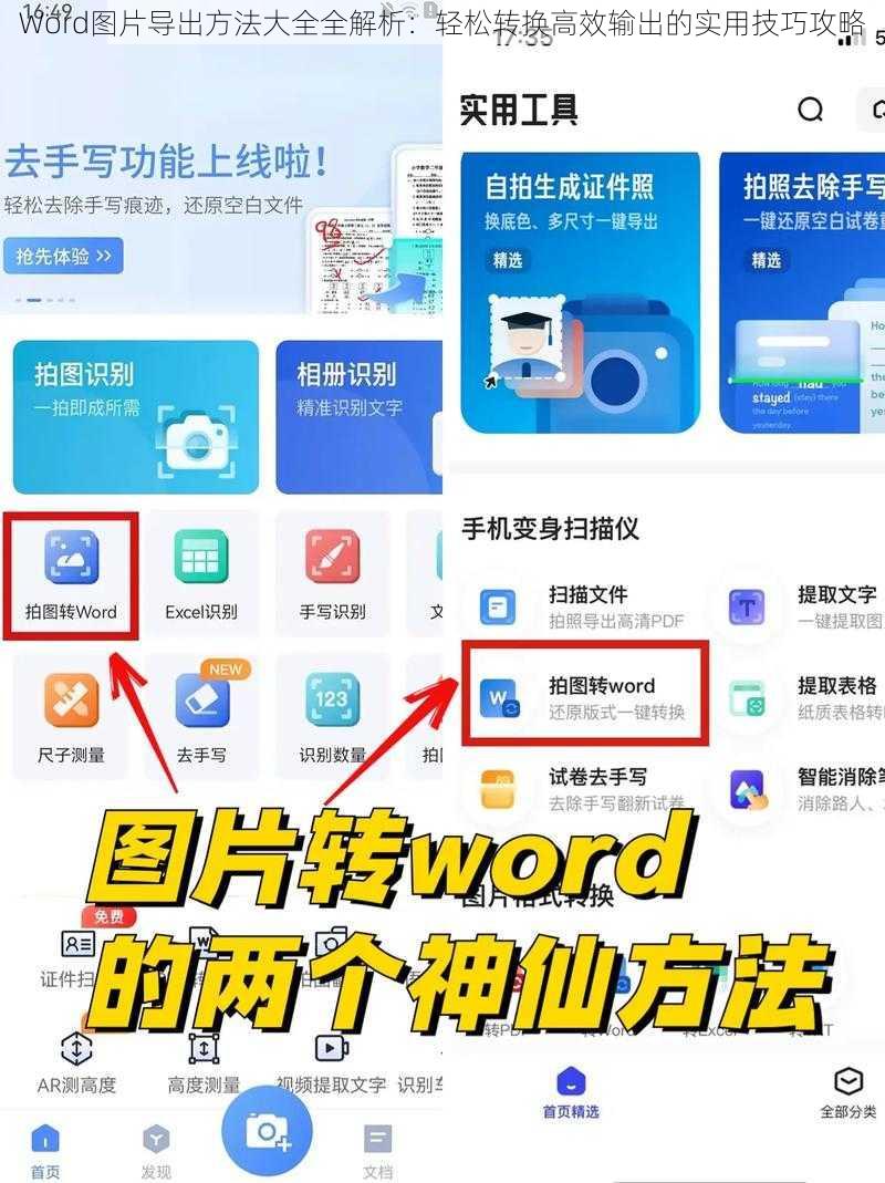 Word图片导出方法大全全解析：轻松转换高效输出的实用技巧攻略