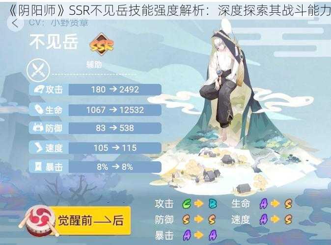 《阴阳师》SSR不见岳技能强度解析：深度探索其战斗能力