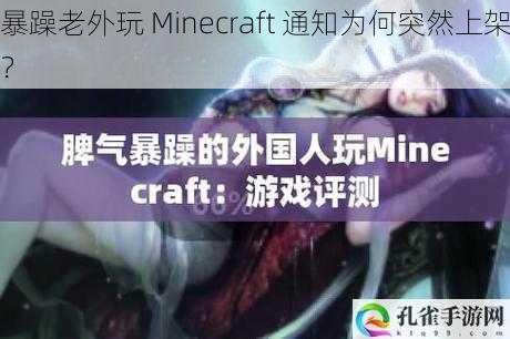 暴躁老外玩 Minecraft 通知为何突然上架？