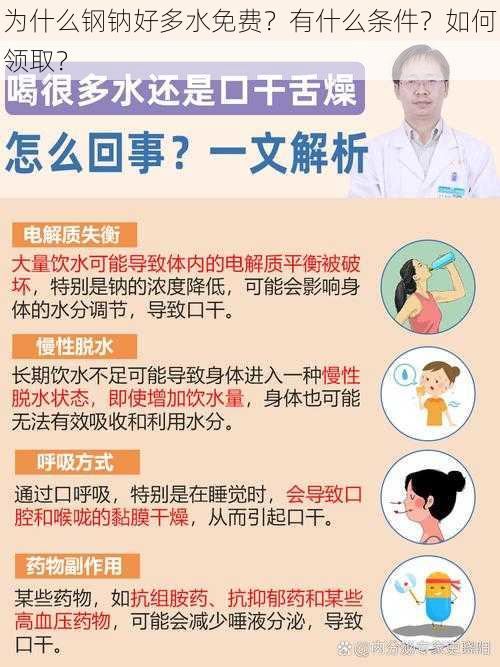 为什么钢钠好多水免费？有什么条件？如何领取？